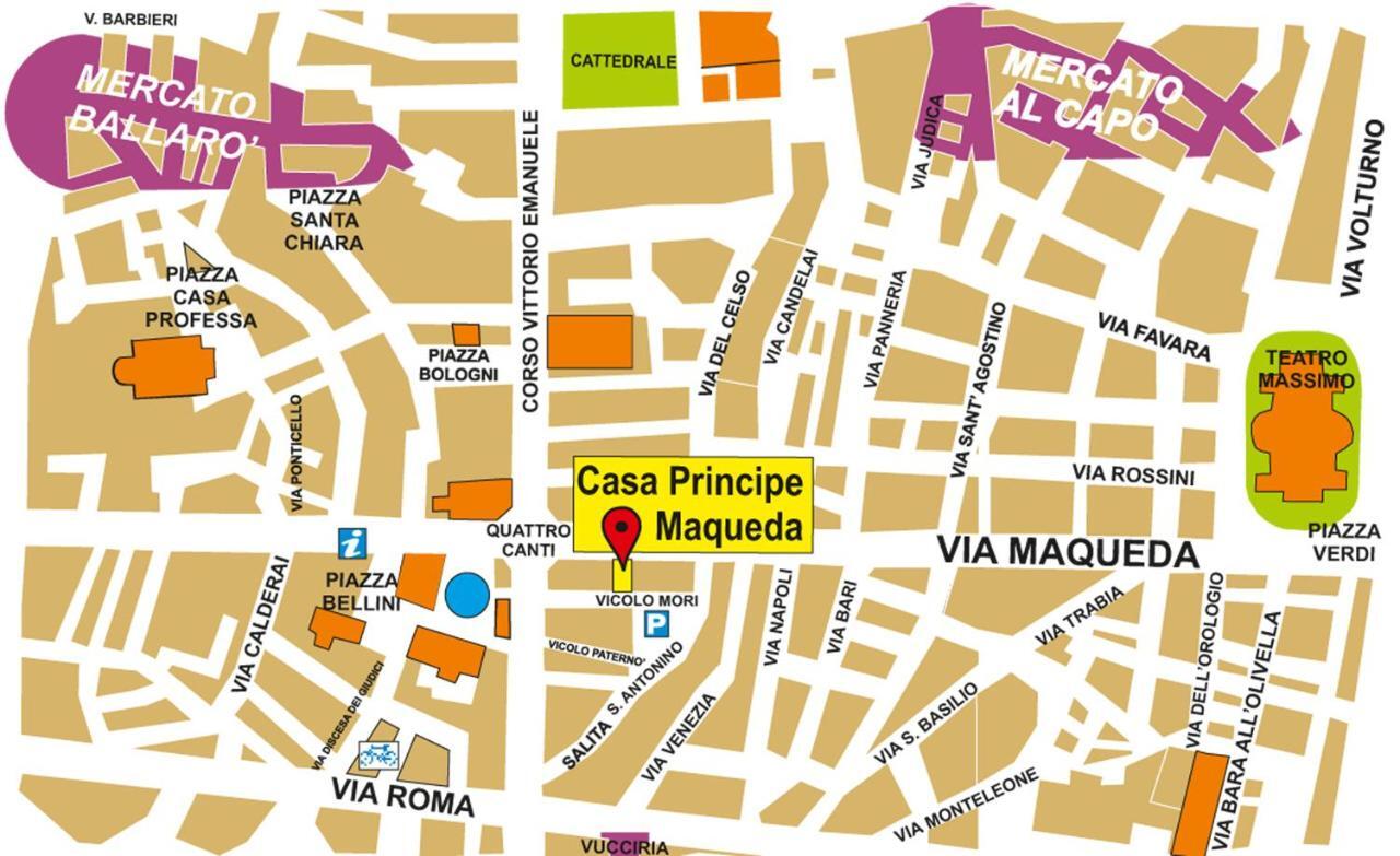 Casa Principe Maqueda Leilighet Palermo Eksteriør bilde